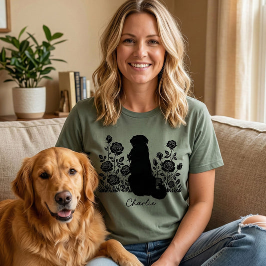 Vintage-Dog-Floral-Personalized-Shirt-1
