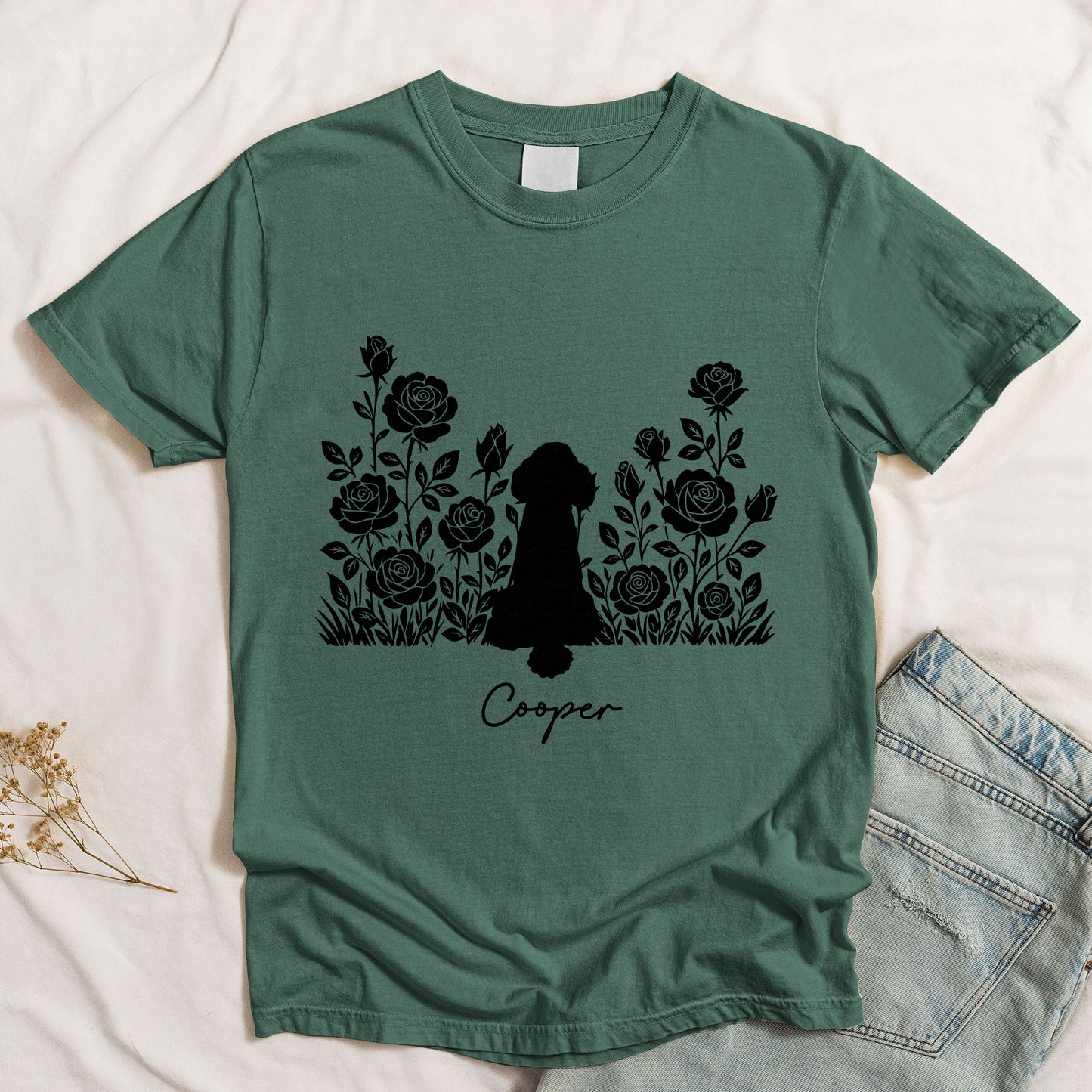 Vintage-Dog-Floral-Personalized-Shirt-5