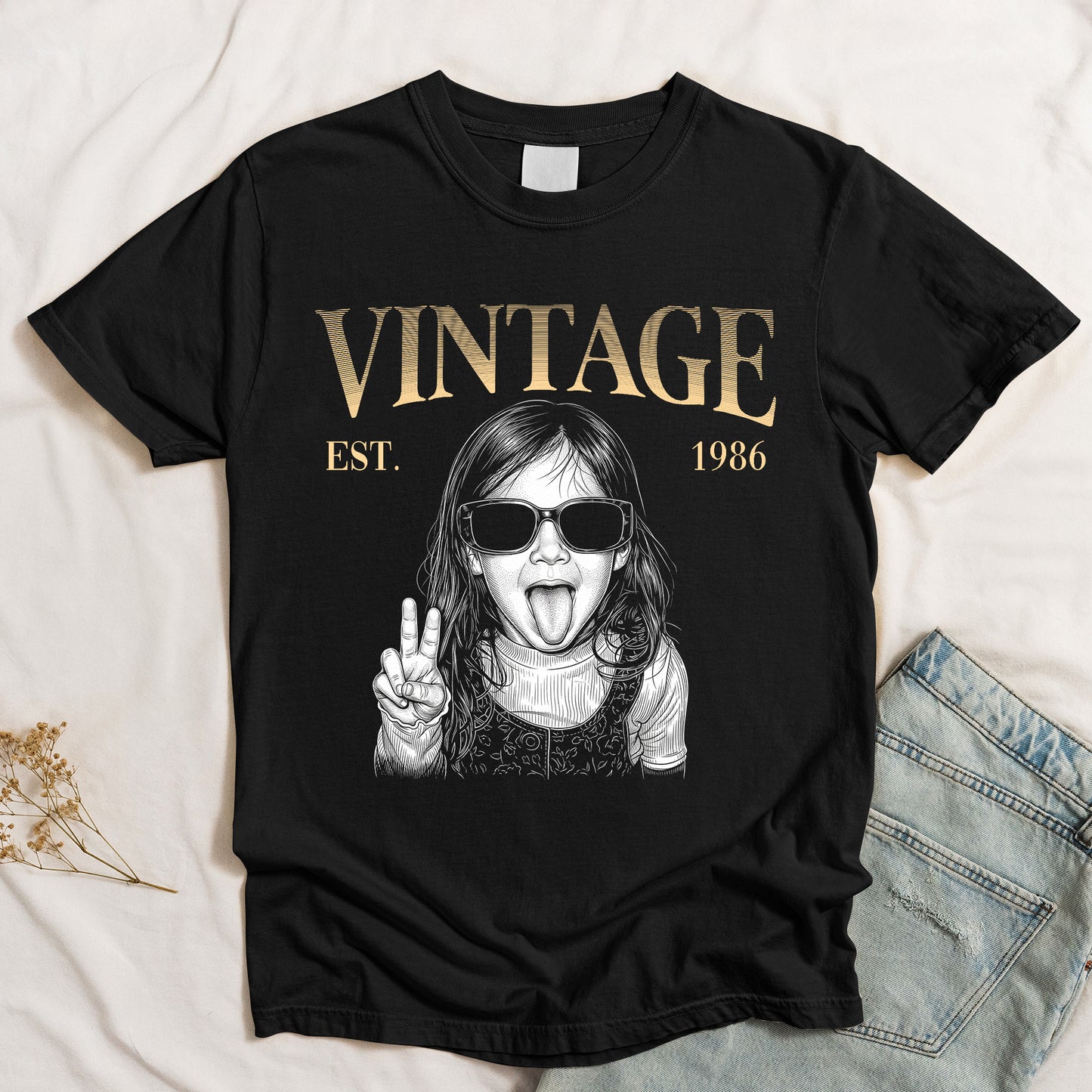 Vintage-Est-Custom-Photo-Shirt-Gift-For-Her-Him-Birthday-Gift-Personalized-Shirt-4