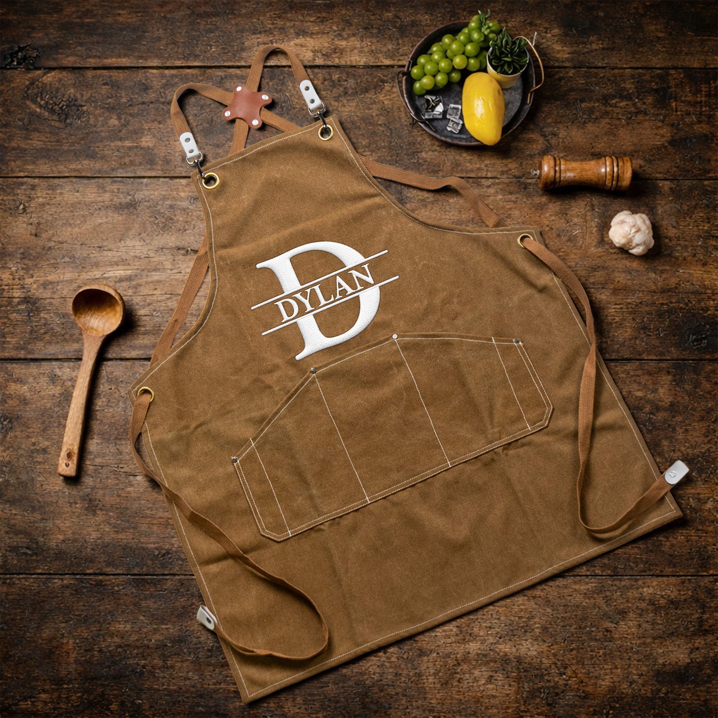 Vintage-Monogram-Custom-Name-Gift-For-Him-Personalized-Apron-2