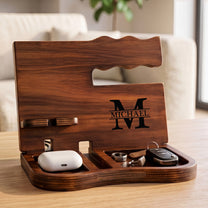 Vintage-Monogram-Personalized-Desk-Organizer-3