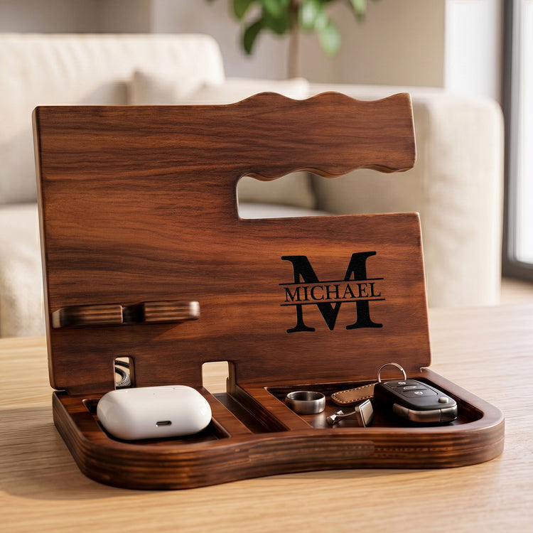 Vintage-Monogram-Personalized-Desk-Organizer-3