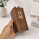 Vintage-Monogram-Personalized-Pen-Holder-With-Clock-3