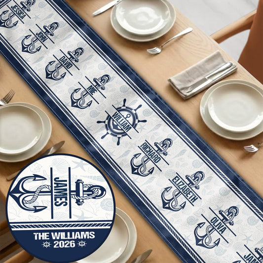 Vintage_Nautical_Archor_Personalized_Table_Runner_1