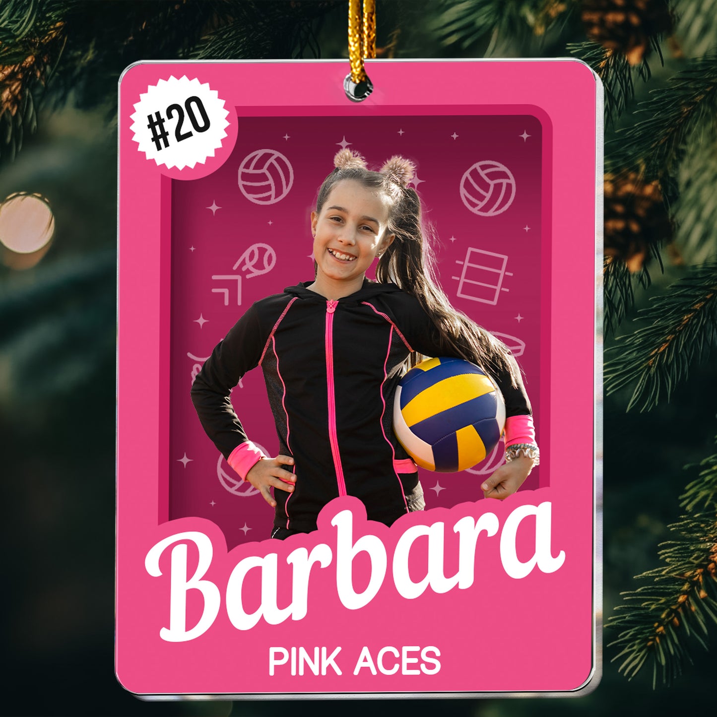 Volleyball Lover Toy Box - Personalized Acrylic Photo Ornament