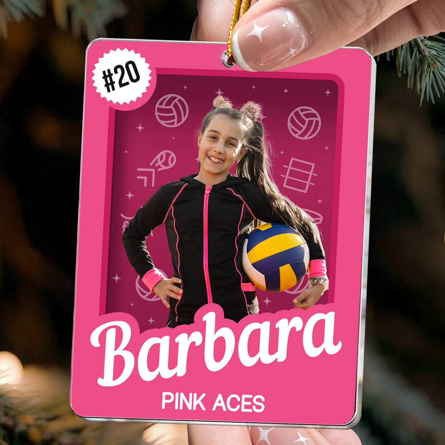 Volleyball Lover Toy Box - Personalized Acrylic Photo Ornament