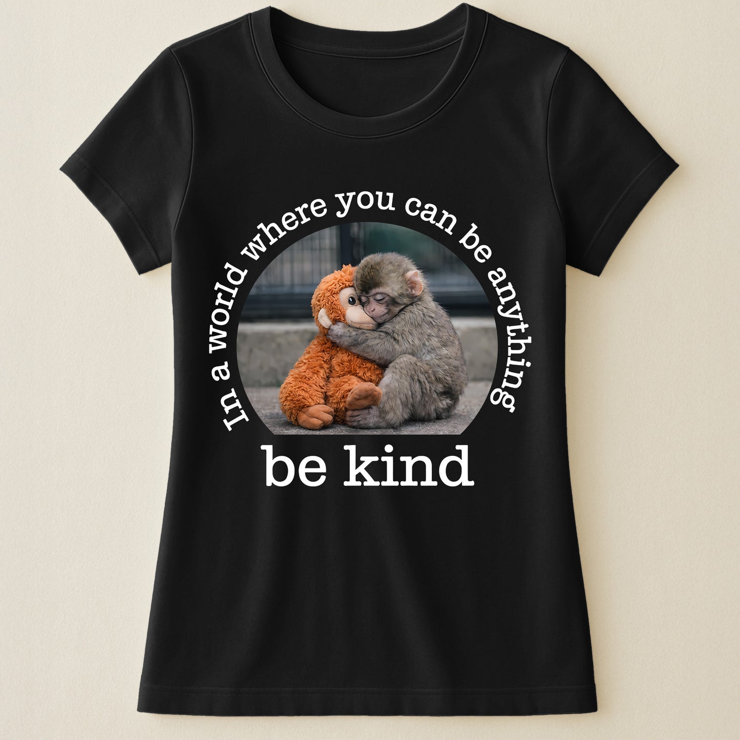 Baby Punch Monkey - Be Kind, Punch The Abandoned Baby Monkey Gift For Animal Lover - Shirt