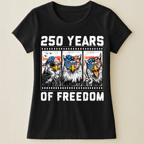 Funny Eagel 250 Years Happy -  Shirt