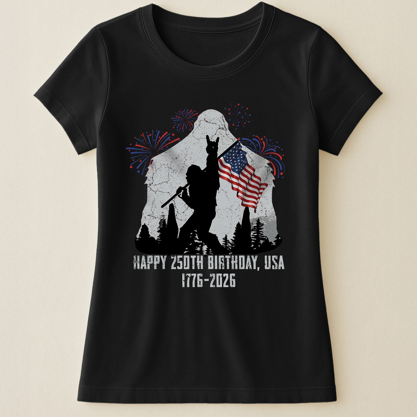 Happy 250th Birthday, USA Bigfoot - Shirt