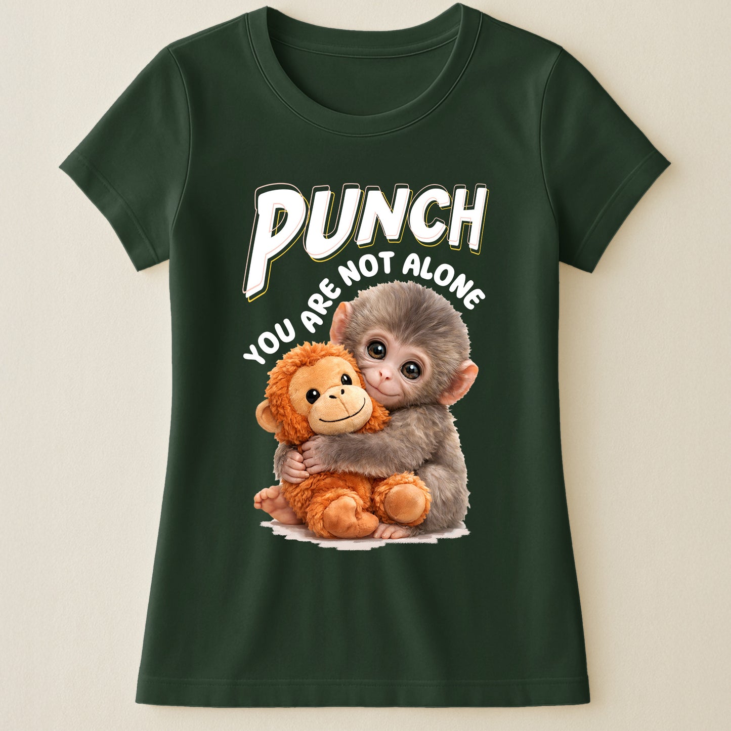 Punch You Are Not Alone - Team Punch, Punch Support, Animal Lovers - Shirt