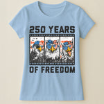 Funny Eagel 250 Years Happy -  Shirt