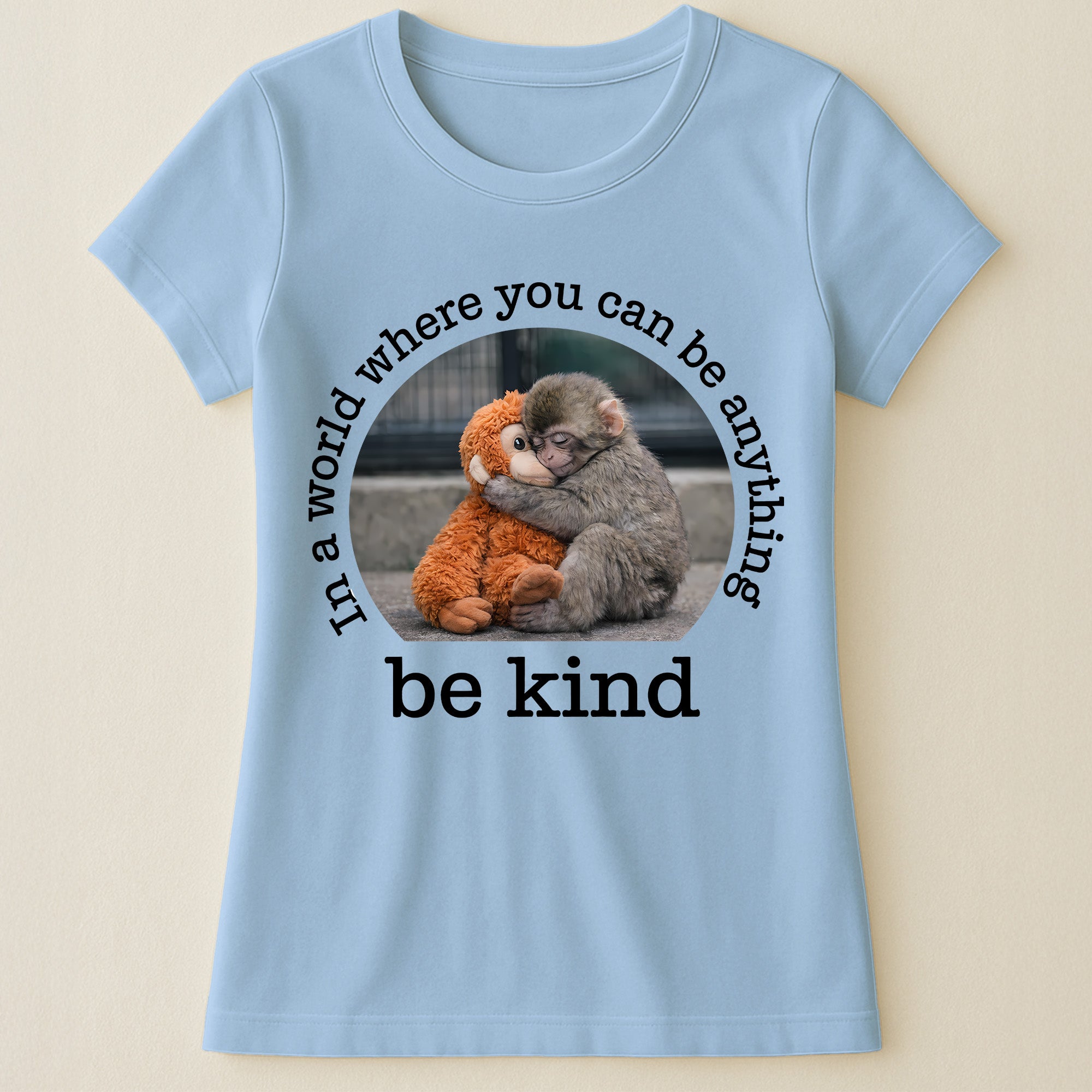 Baby Punch Monkey - Be Kind, Punch The Abandoned Baby Monkey Gift For Animal Lover - Shirt