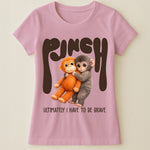 Team Punch Ultimately I Have To Be Brave - Punch Monkey Lovers, Animal Support, Peace Lovers - Shirt