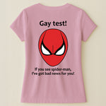 Funny Shirt - Gay Test - Airport Gag Exchange Funny T-Shirt, White Elephant Party - Shirt