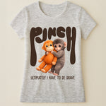 Team Punch Ultimately I Have To Be Brave - Punch Monkey Lovers, Animal Support, Peace Lovers - Shirt