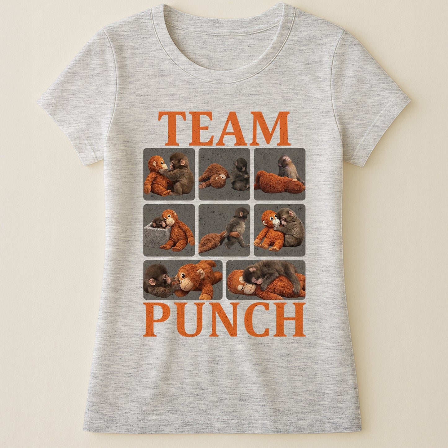 Team Punch - Punch Monkey Lovers, Animal Support, Peace Lovers - Shirt