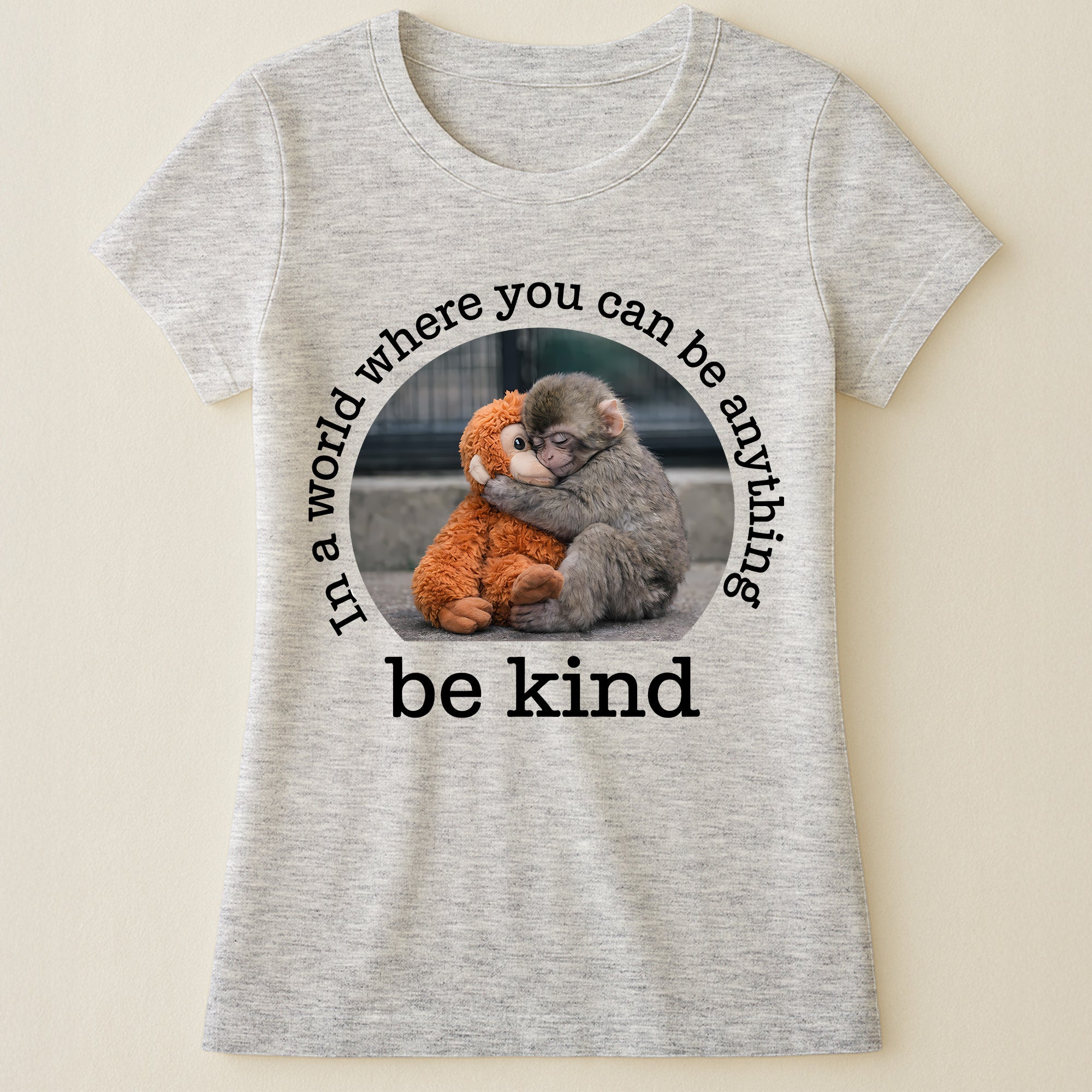 Baby Punch Monkey - Be Kind, Punch The Abandoned Baby Monkey Gift For Animal Lover - Shirt