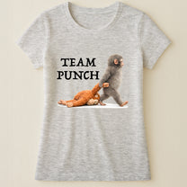 Team Punch Baby Monkey Punch - Support Animal, Peace Lovers - Shirt
