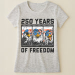 Funny Eagel 250 Years Happy -  Shirt