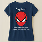 Funny Shirt - Gay Test - Airport Gag Exchange Funny T-Shirt, White Elephant Party - Shirt