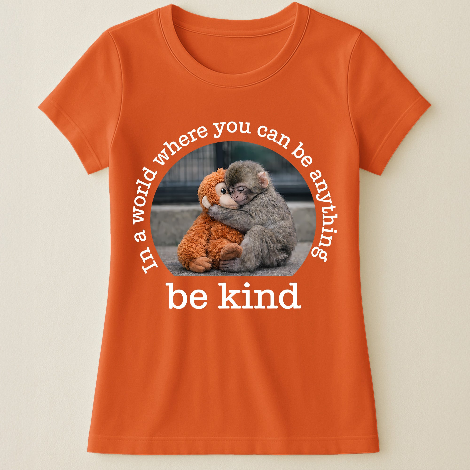 Baby Punch Monkey - Be Kind, Punch The Abandoned Baby Monkey Gift For Animal Lover - Shirt