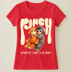 Team Punch Ultimately I Have To Be Brave - Punch Monkey Lovers, Animal Support, Peace Lovers - Shirt