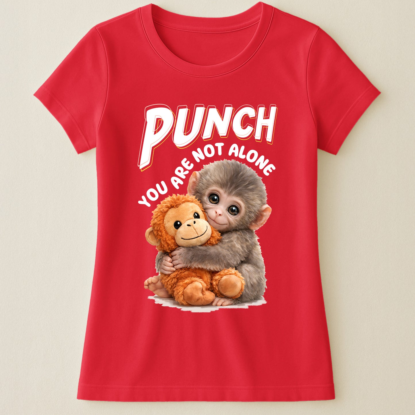 Punch You Are Not Alone - Team Punch, Punch Support, Animal Lovers - Shirt