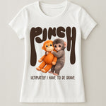 Team Punch Ultimately I Have To Be Brave - Punch Monkey Lovers, Animal Support, Peace Lovers - Shirt