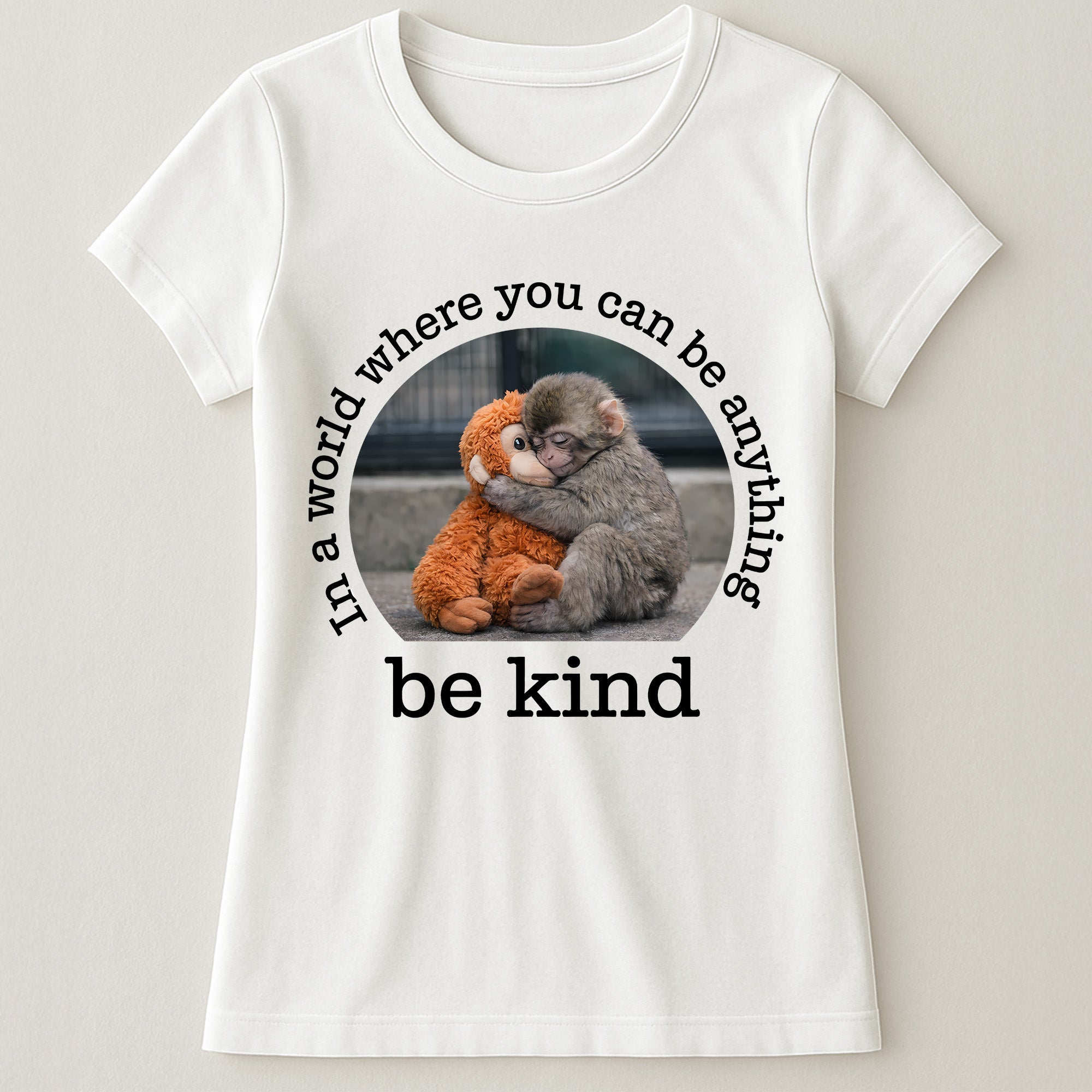 Baby Punch Monkey - Be Kind, Punch The Abandoned Baby Monkey Gift For Animal Lover - Shirt