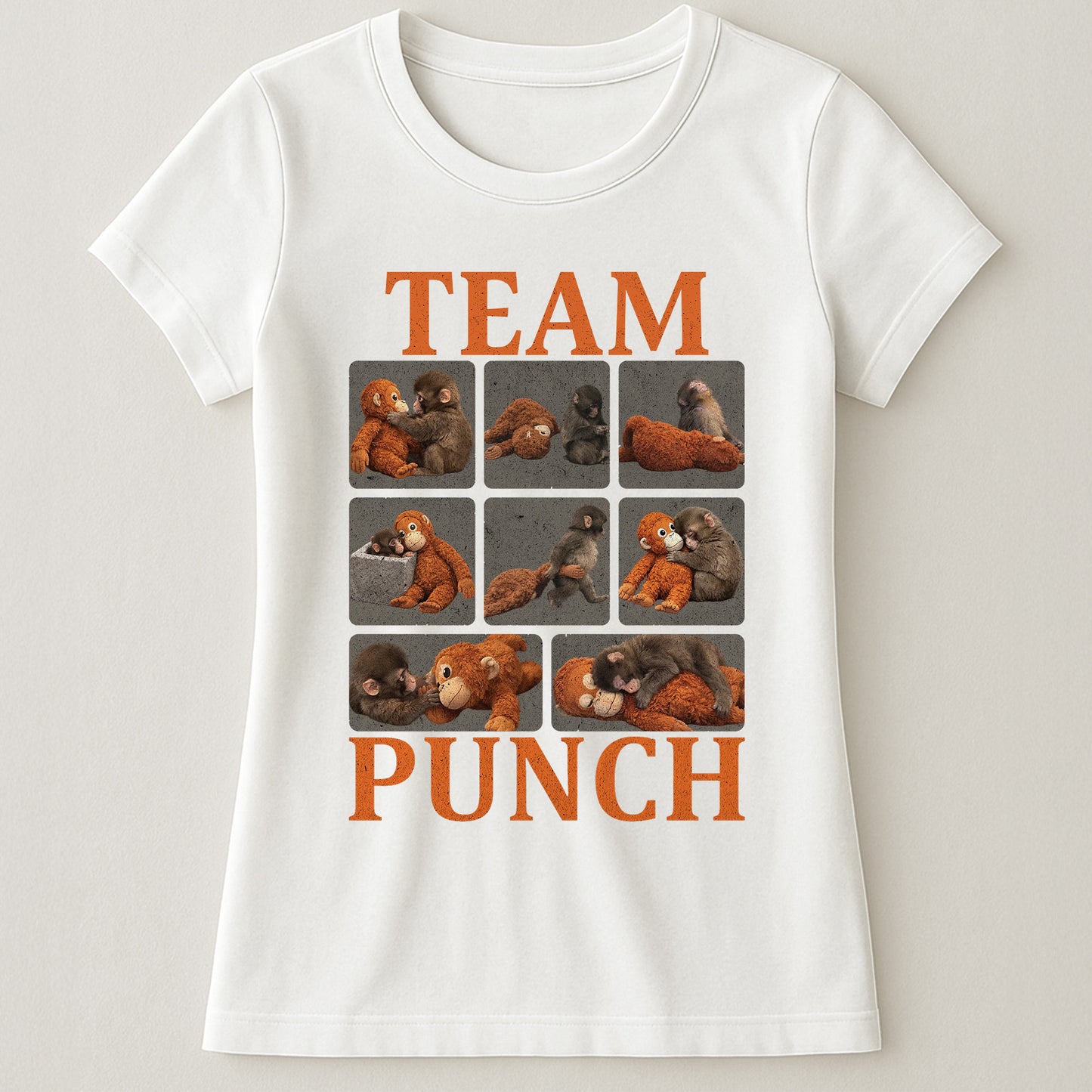 Team Punch - Punch Monkey Lovers, Animal Support, Peace Lovers - Shirt