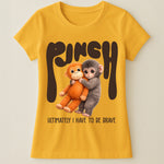 Team Punch Ultimately I Have To Be Brave - Punch Monkey Lovers, Animal Support, Peace Lovers - Shirt