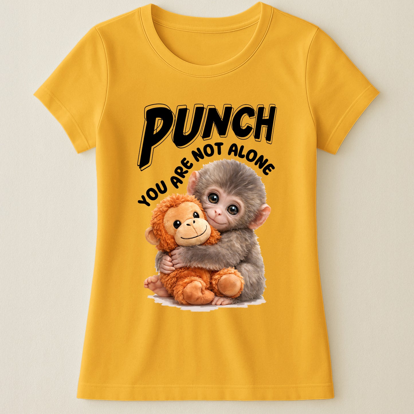 Punch You Are Not Alone - Team Punch, Punch Support, Animal Lovers - Shirt
