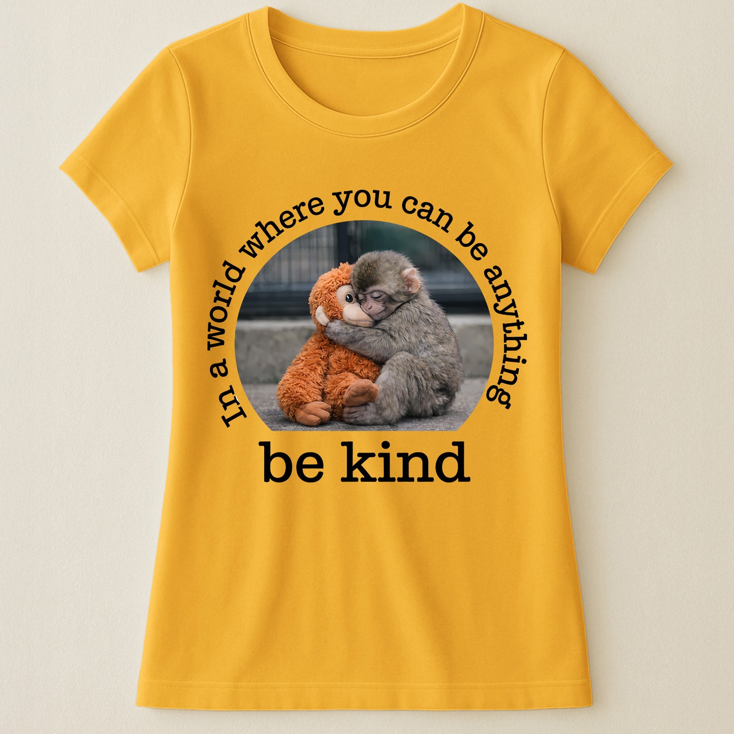 Baby Punch Monkey - Be Kind, Punch The Abandoned Baby Monkey Gift For Animal Lover - Shirt