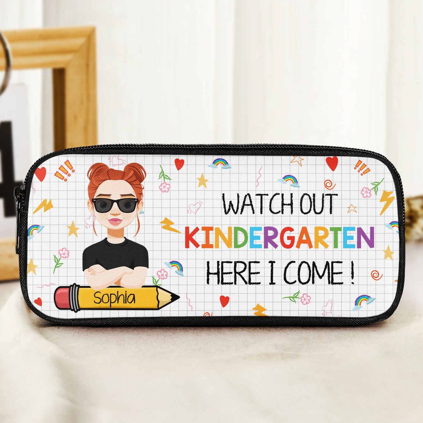 Watch Out School - Personalized Pencil Case