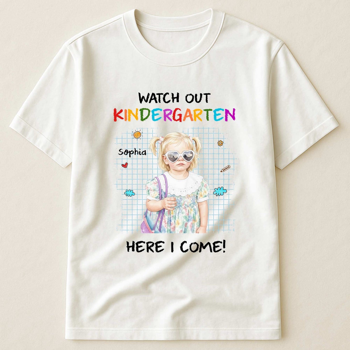 Watch-Out-School-Here-I-Come-Watercolor-Style-Personalized-Shirt-3