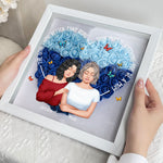 Watching You Be A Mom Gift For Daughter - Personalized Flower Shadow Box With LED Light