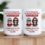 Watching You Be A Mom - New Version - Personalized Mug