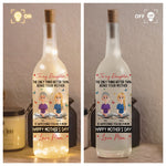Watching You Be A Mom - Personalized Bottle Lamp