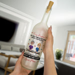 Watching You Be A Mom - Personalized Bottle Lamp
