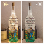 Watching You Be A Mom - Personalized Bottle Lamp