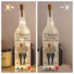 Watching You Be A Mom - Personalized Bottle Lamp