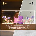 Watching You Be A Mom - Personalized LED Night Light