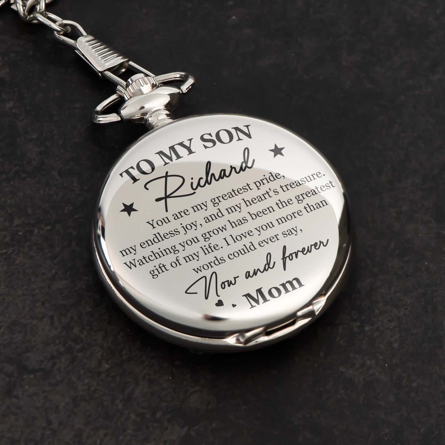 Watching You Grow Has Been The Greatest Gift Of My Life - Personalized Pocket Watch