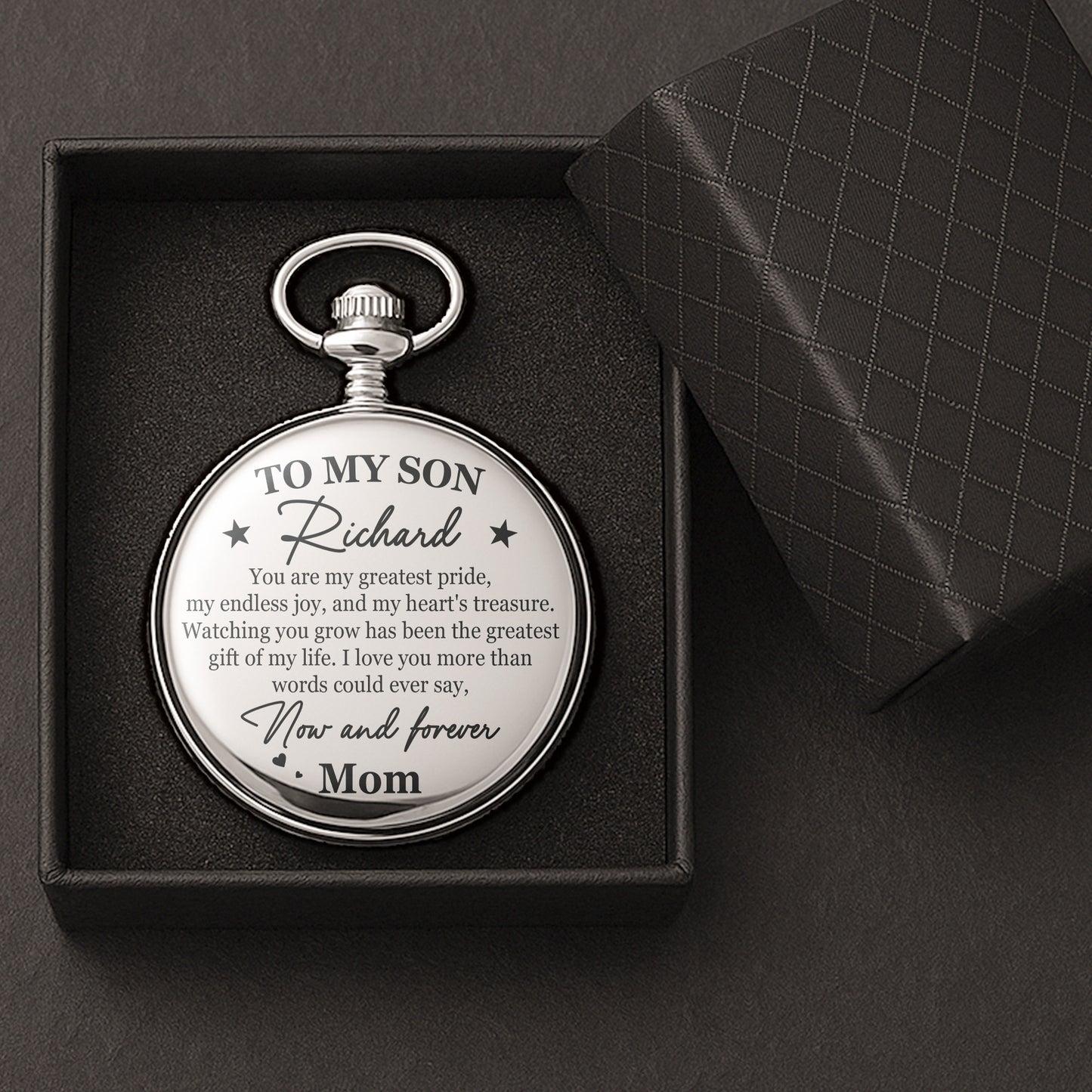 Watching You Grow Has Been The Greatest Gift Of My Life - Personalized Pocket Watch