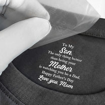 Watching-You-Be-A-Dad-Father's-Day-Gift,-1st-Gifts-For-New-Dad,-Son,-Husband-Personalized-Shirt-3