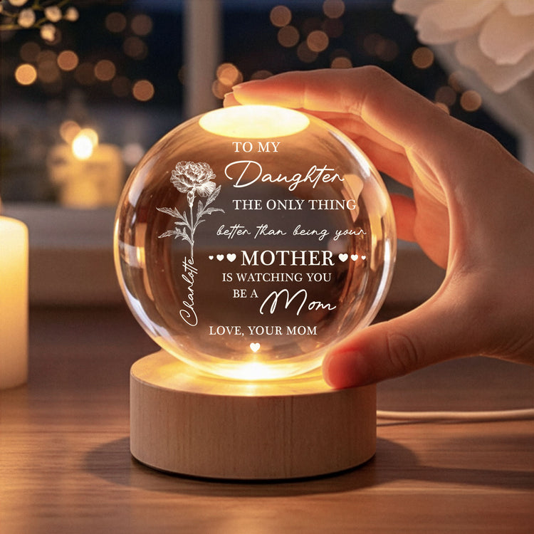 Watching-You-Be-A-Mom,-Mother'S-Gift-For-Her,-Daughter,-Sister,-Wife-Personalized-Night-Light-4