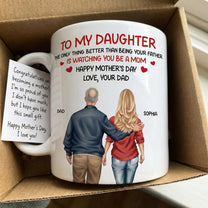 Watching_You_Be_A_Mom_Mother_s_Day_Gift_For_Daughter_From_Dad_Mom_Personalized_Mug_1