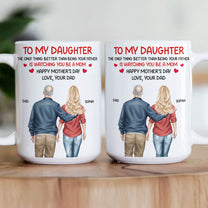 Watching_You_Be_A_Mom_Mother_s_Day_Gift_For_Daughter_From_Dad_Mom_Personalized_Mug_3