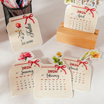 Water Color Birth Flower - Custom Easel Calendar 2026