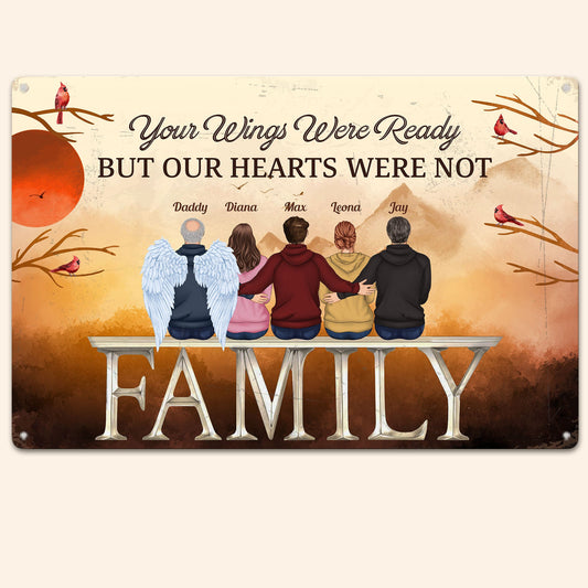 We Are Always With You - Personalized Metal Sign